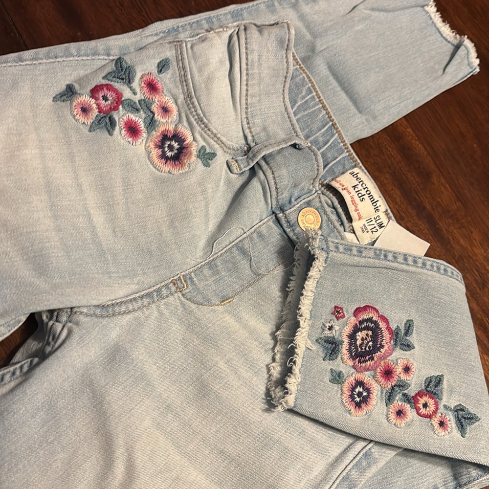 Abercrombie kids pull on Jean leggings slim 11/12 - Picture 7 of 7
